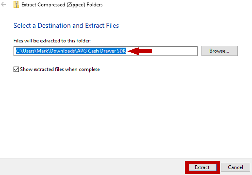 APG Cash Drawer OPOS Installation