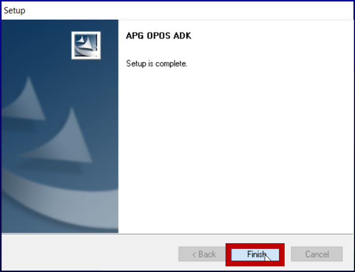 APG Cash Drawer OPOS Installation